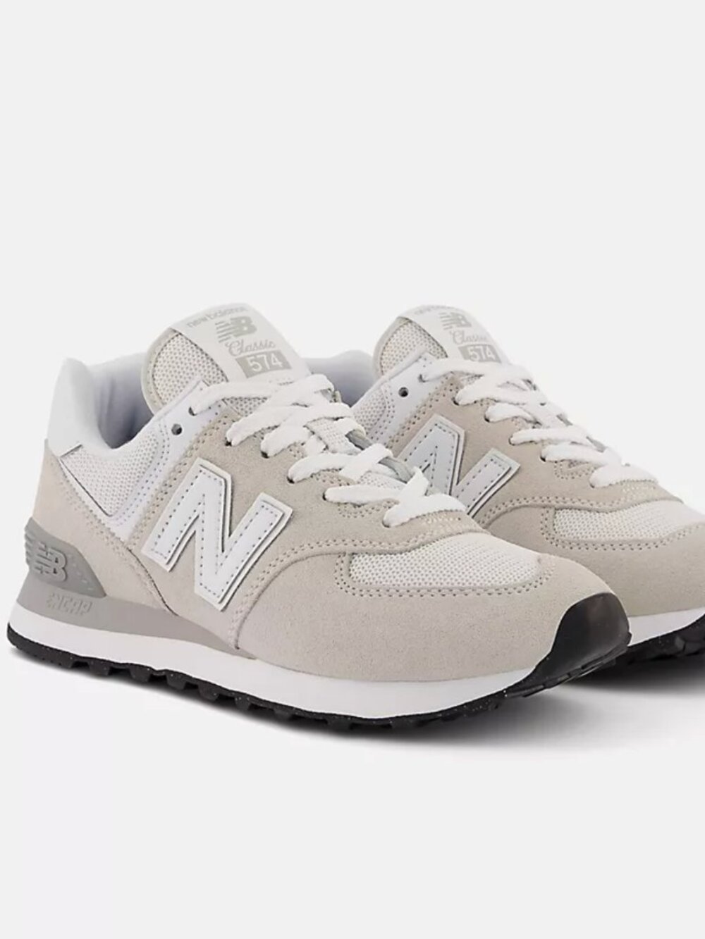 New Balance 574 Core in Nimbus Cloud with NB White W Sz 9.5 = EU 41